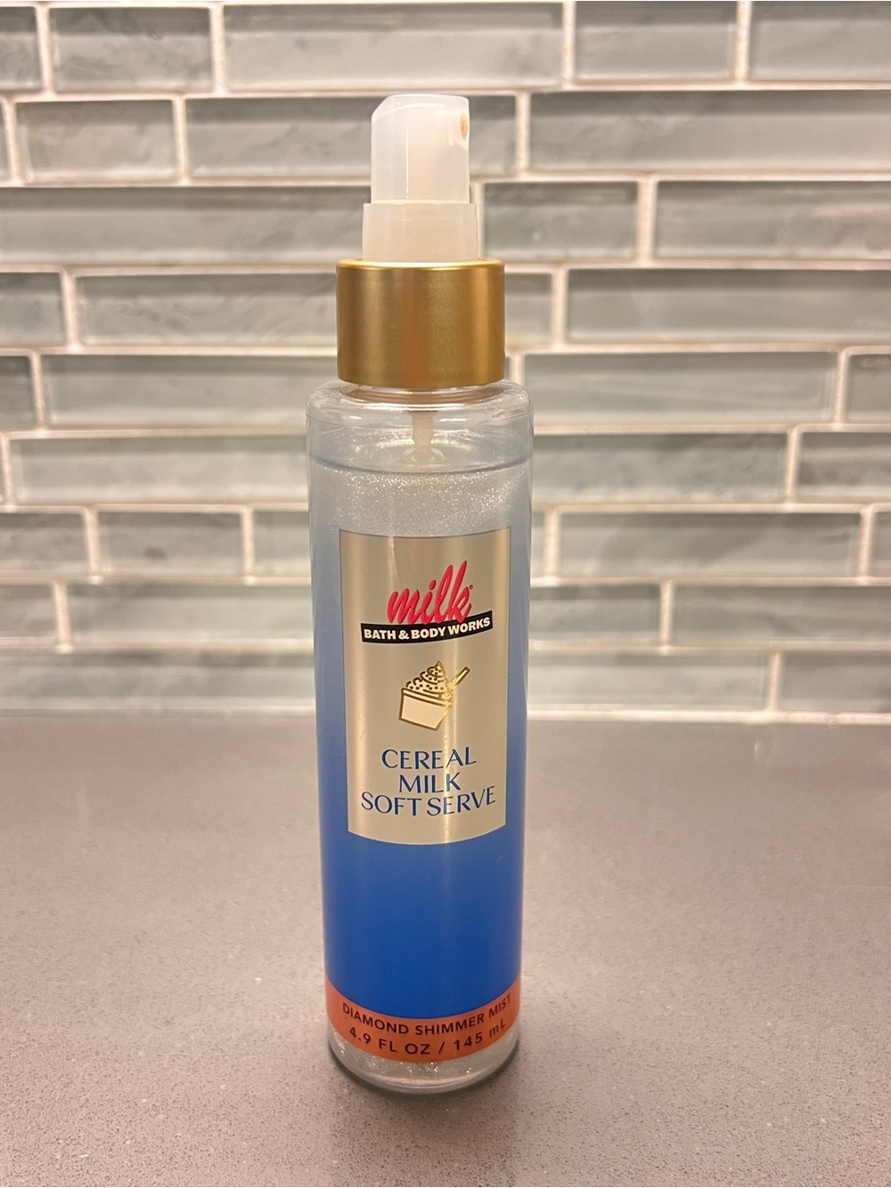 Bath & Body Works Cereal Milk Soft Serve Diamond Shimmer Mist